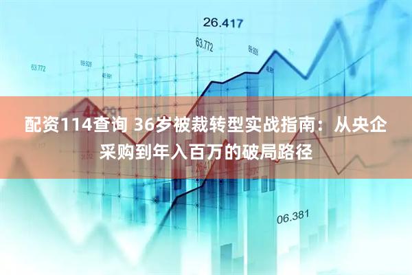 配资114查询 36岁被裁转型实战指南：从央企采购到年入百万的破局路径